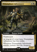 Triumphant Adventurer (Extended Art) (AFR-390)  Foil - Adventures in the Forgotten Realms: (Extended Art)