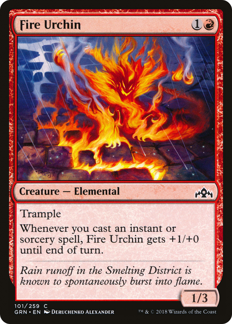 Fire Urchin (GRN-101)  - Guilds of Ravnica