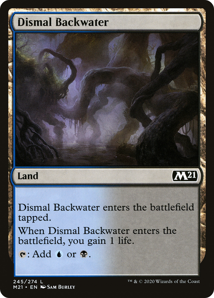 Dismal Backwater (M21-245)  Foil - Core Set 2021