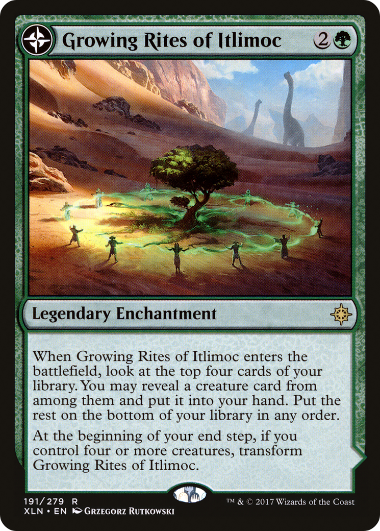 Growing Rites of Itlimoc (XLN-191)  Foil - Ixalan: (compasslanddfc)
