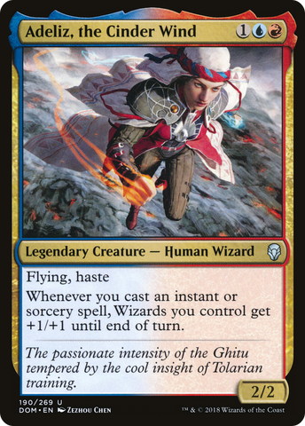 Adeliz, the Cinder Wind (DOM-190)  Foil - Dominaria