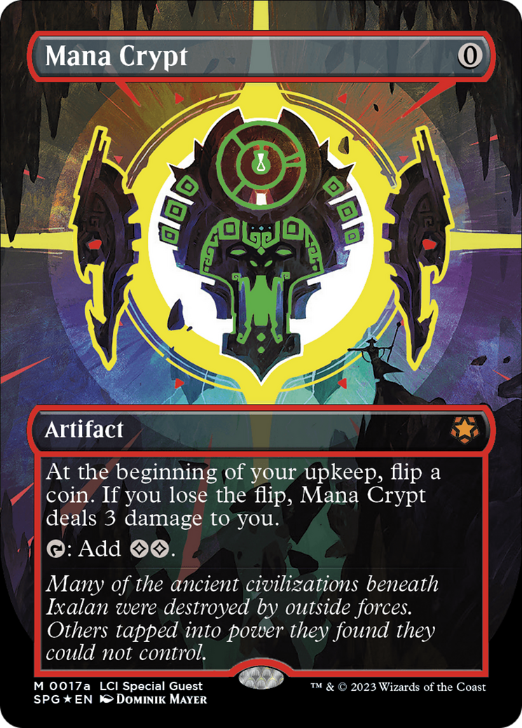 Mana Crypt (0017a) (Borderless) (SPG-17A) - Special Guests (Borderless) Foil