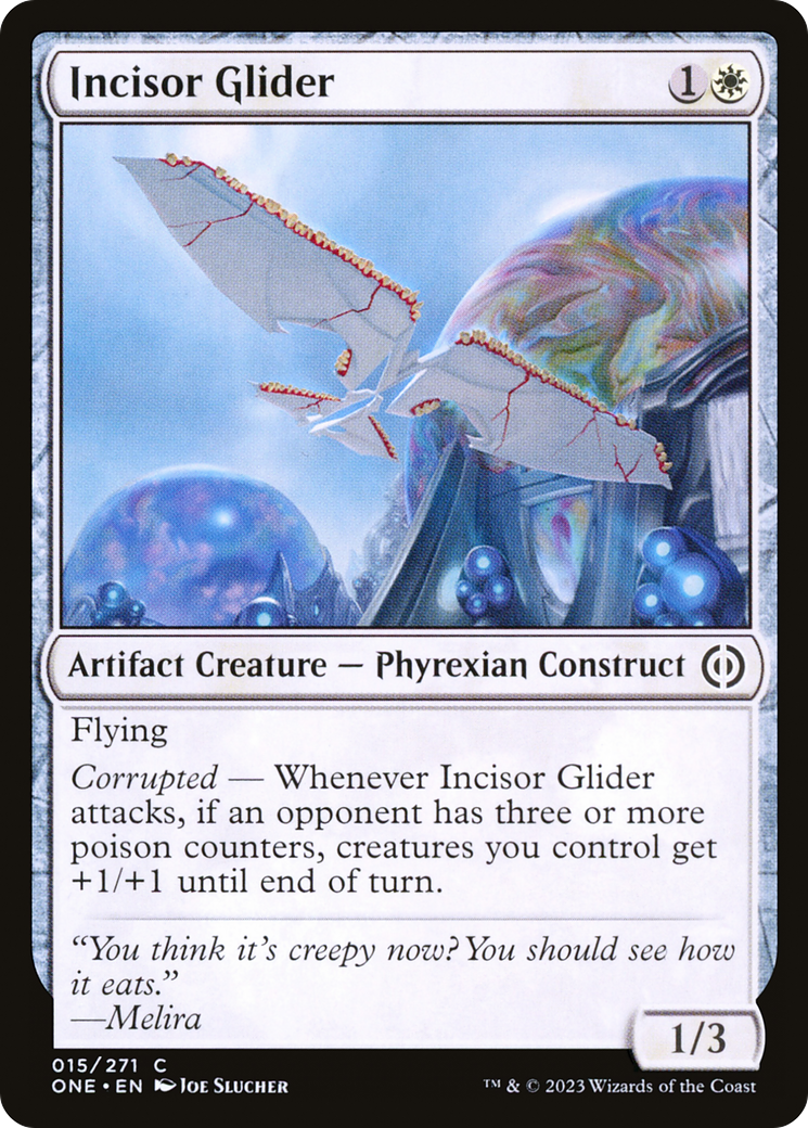 Incisor Glider (ONE-015)  Foil - Phyrexia: All Will Be One
