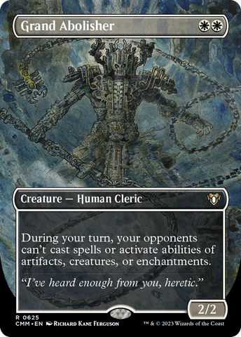 Grand Abolisher (Borderless) (CMM-625)  Foil - Commander Masters