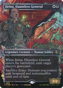 Jirina, Dauntless General (Halo Foil) (MAT-212)  Foil - March of the Machine: The Aftermath: (Showcase) (Borderless)