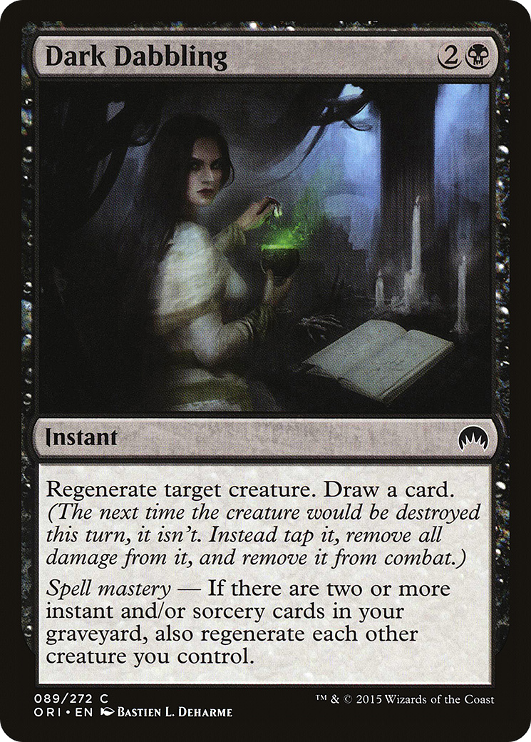Dark Dabbling (ORI-089)  Foil - Magic Origins