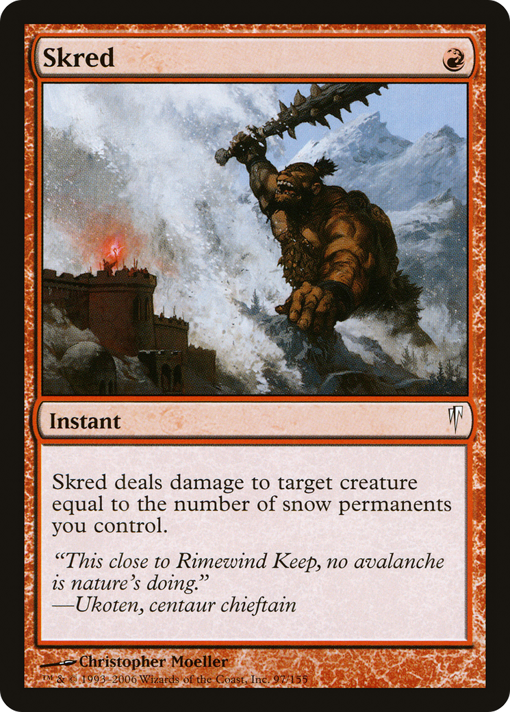 Skred (CSP-097)  Foil - Coldsnap