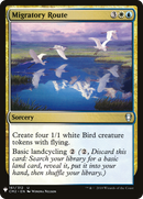 Migratory Route (LIST-CM2-161)  - The List