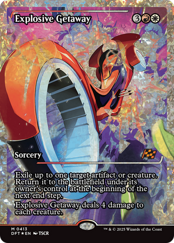 Explosive Getaway (DFT-413) - Aetherdrift: (Showcase) Foil