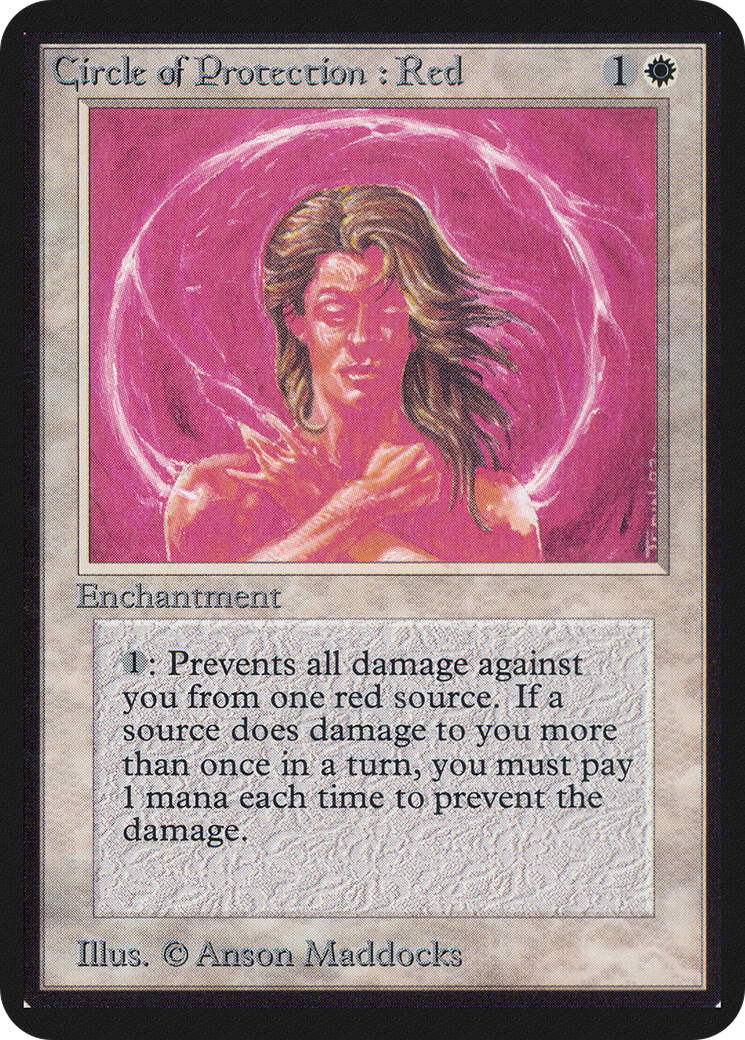 Circle of Protection: Red (LEA-)  - Limited Edition Alpha