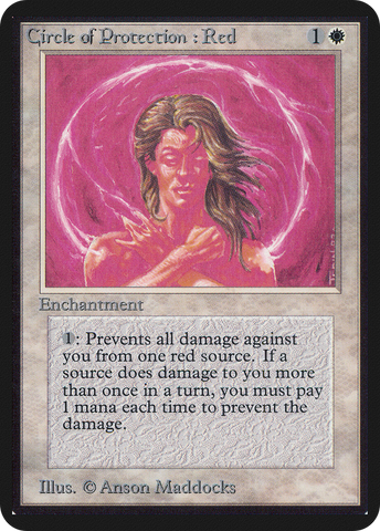 Circle of Protection: Red (LEA-)  - Limited Edition Alpha
