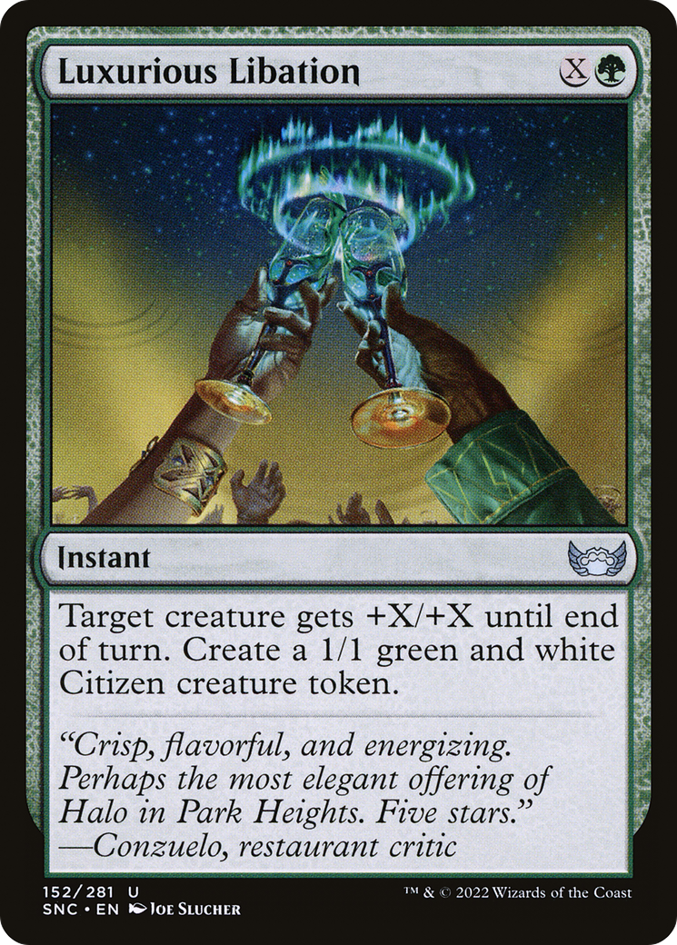 Luxurious Libation (SNC-152)  Foil - Streets of New Capenna