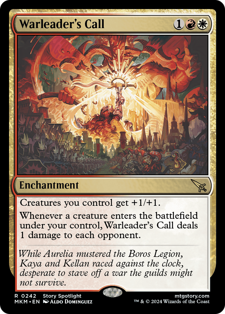 Warleader's Call (MKM-242)  Foil - Murders at Karlov Manor