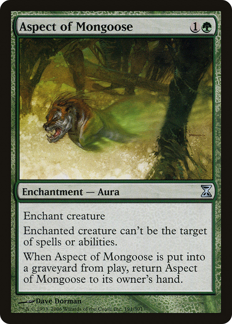 Aspect of Mongoose (TSP-191)  Foil - Time Spiral