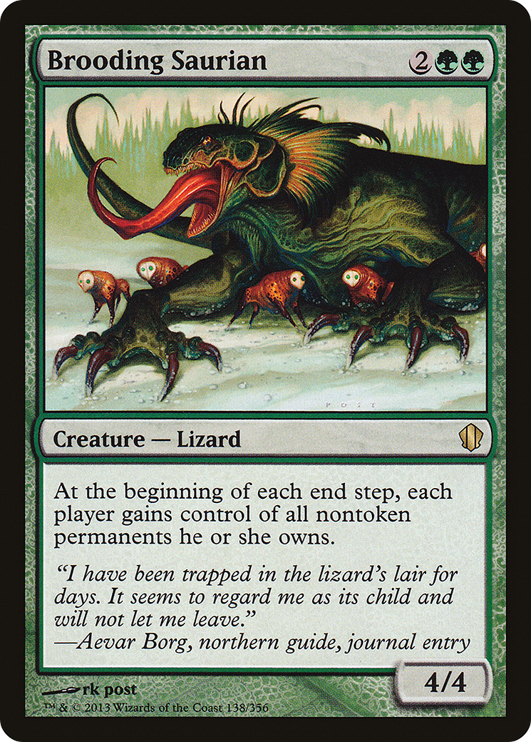 Brooding Saurian (C13-138)  - Commander 2013