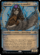 Malcolm, Alluring Scoundrel (Showcase) (LCI-293)  - The Lost Caverns of Ixalan: (Showcase)
