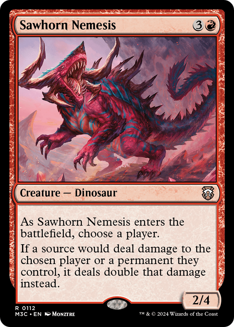 Sawhorn Nemesis (M3C-112)  - Modern Horizons 3 Commander