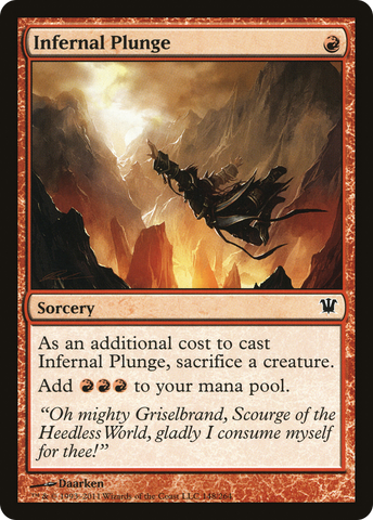 Infernal Plunge (ISD-148)  Foil - Innistrad