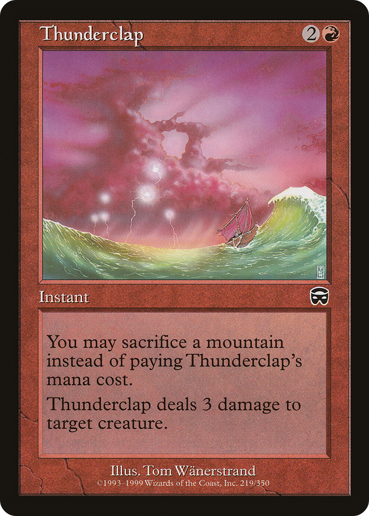 Thunderclap (MMQ-219)  - Mercadian Masques