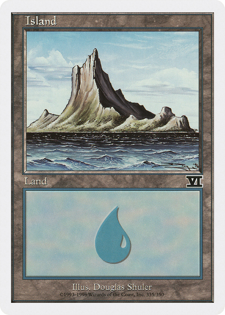 Island (335) (6ED-335)  - Classic Sixth Edition