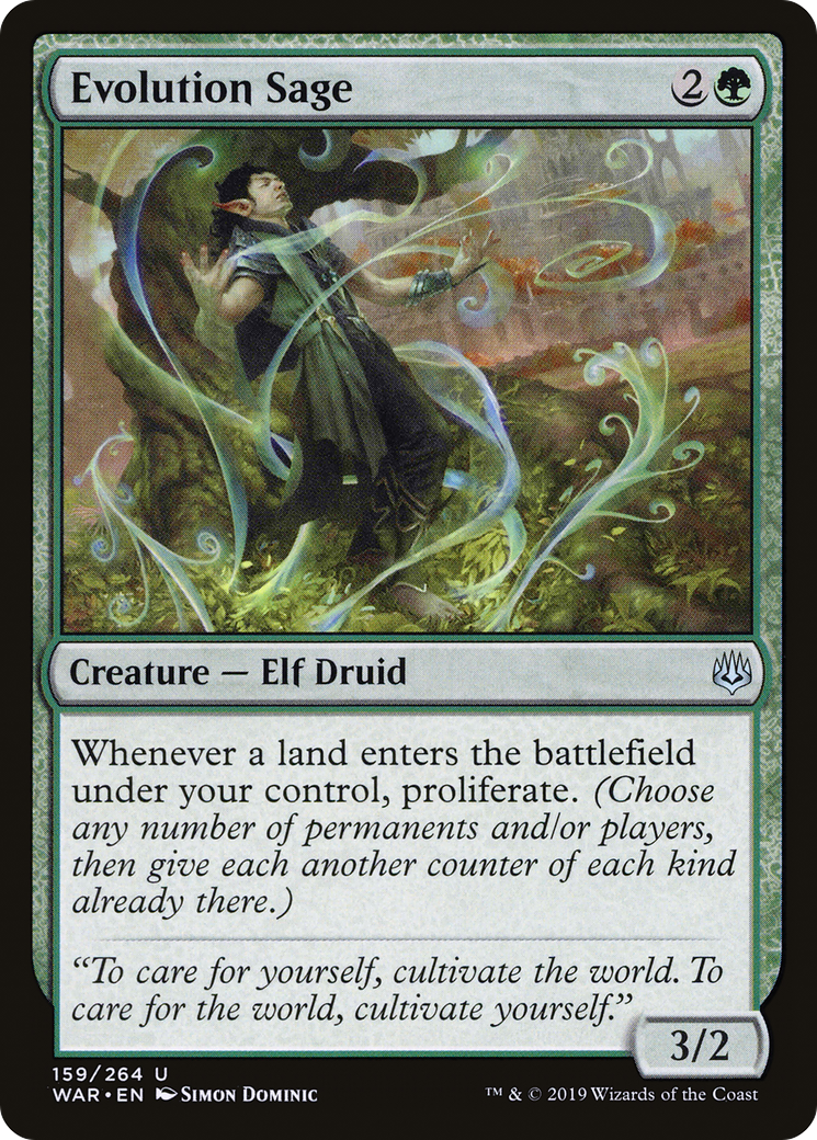 Evolution Sage (WAR-159)  - War of the Spark