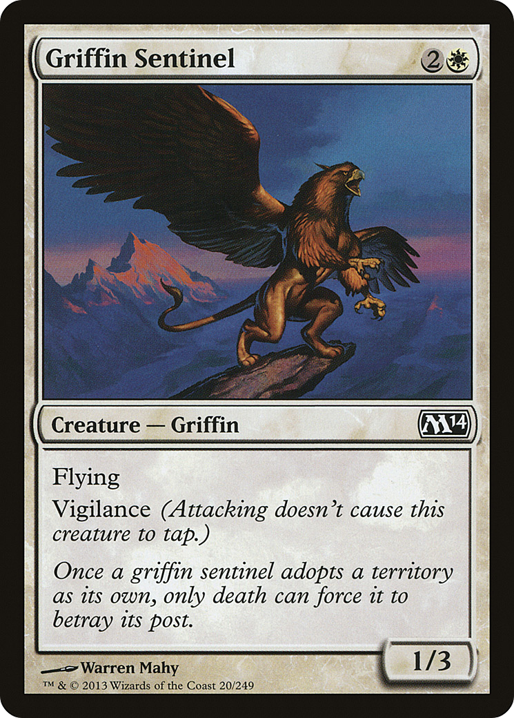 Griffin Sentinel (M14-020)  - Magic 2014