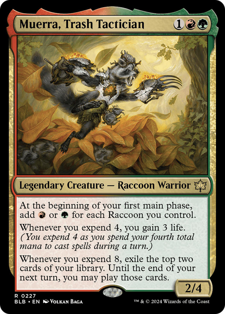Muerra, Trash Tactician (BLB-227)  Foil - Bloomburrow