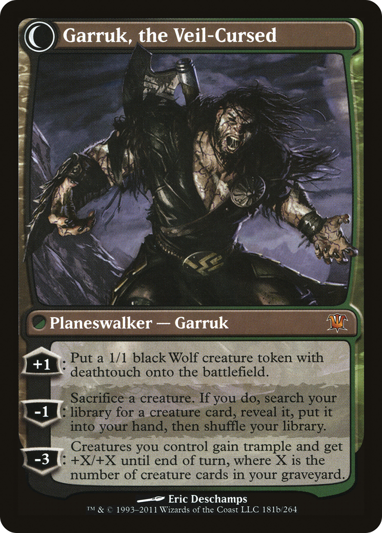 Garruk Relentless (ISD-181)  Foil - Innistrad: (Double Faced Transform)