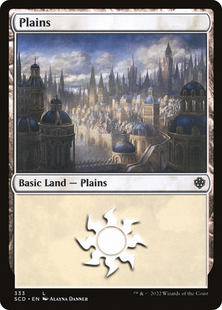 Plains (333) (SCD-333)  - Starter Commander Decks