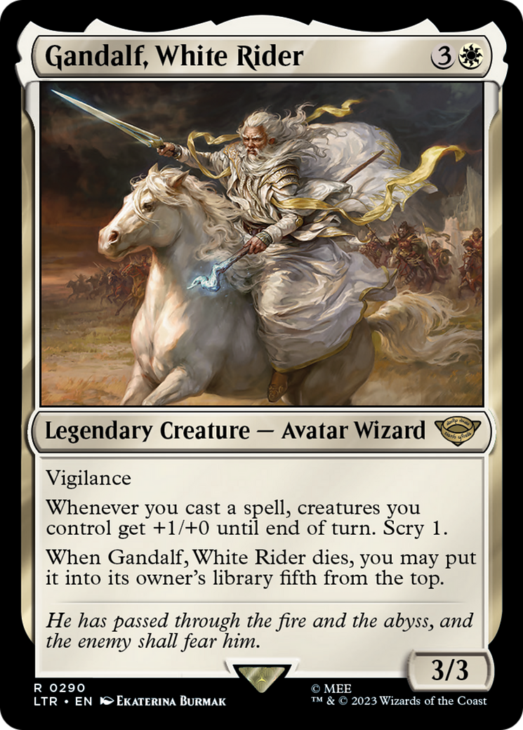 Gandalf, White Rider (LTR-290)  - The Lord of the Rings: Tales of Middle-earth
