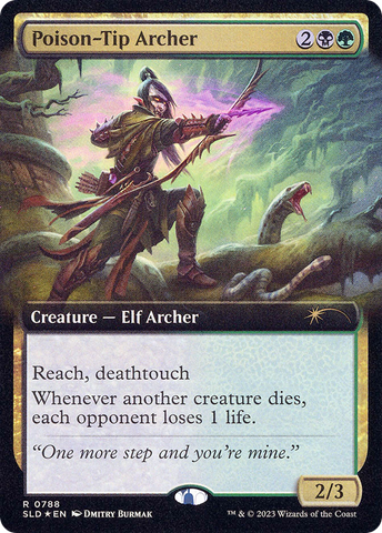 Poison-Tip Archer (Extended Art) (SLD-788)  Foil - Secret Lair Drop: (Extended Art)