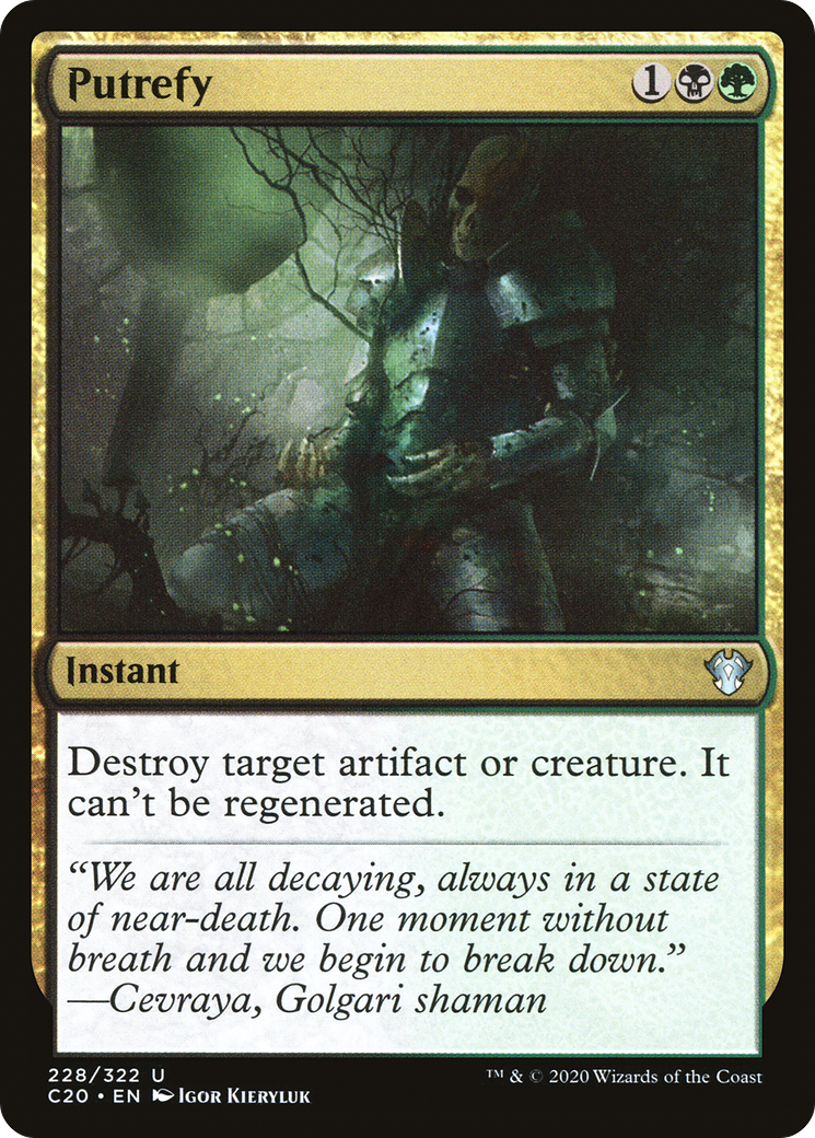 Putrefy (C20-228)  - Commander 2020