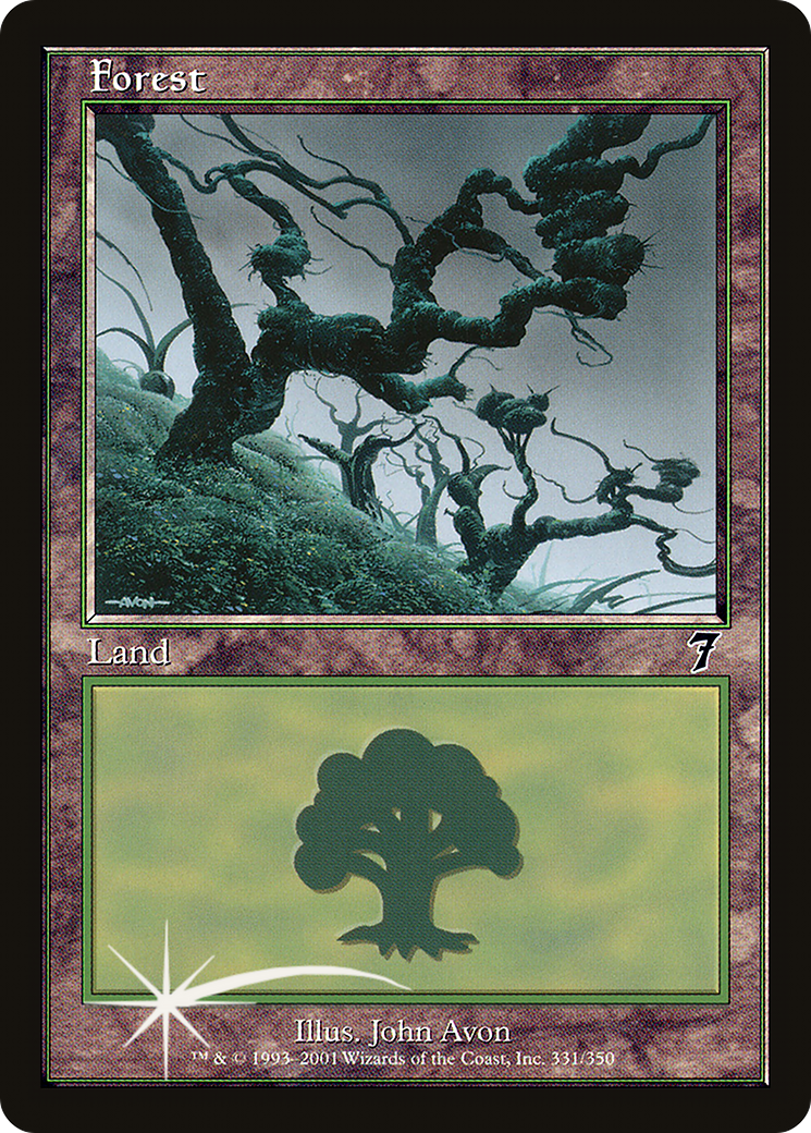 Forest (331) (7ED-331★) - Seventh Edition Foil