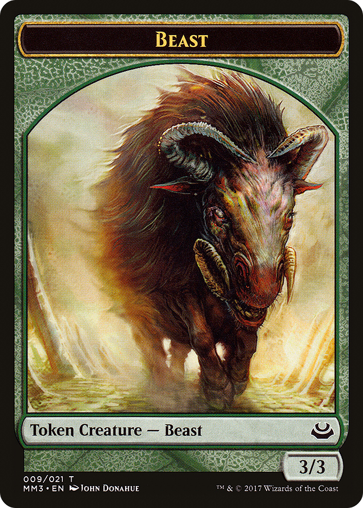Beast Token (009/021) [Modern Masters 2017 Tokens]