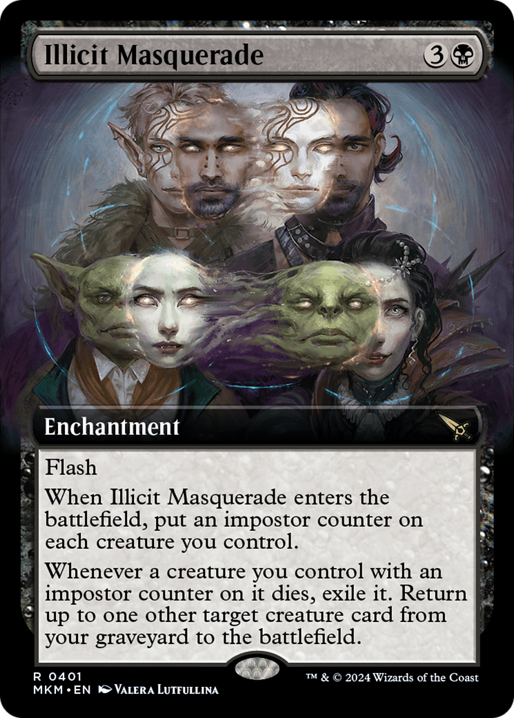 Illicit Masquerade (Extended Art) (MKM-401)  - Murders at Karlov Manor: (Extended Art)