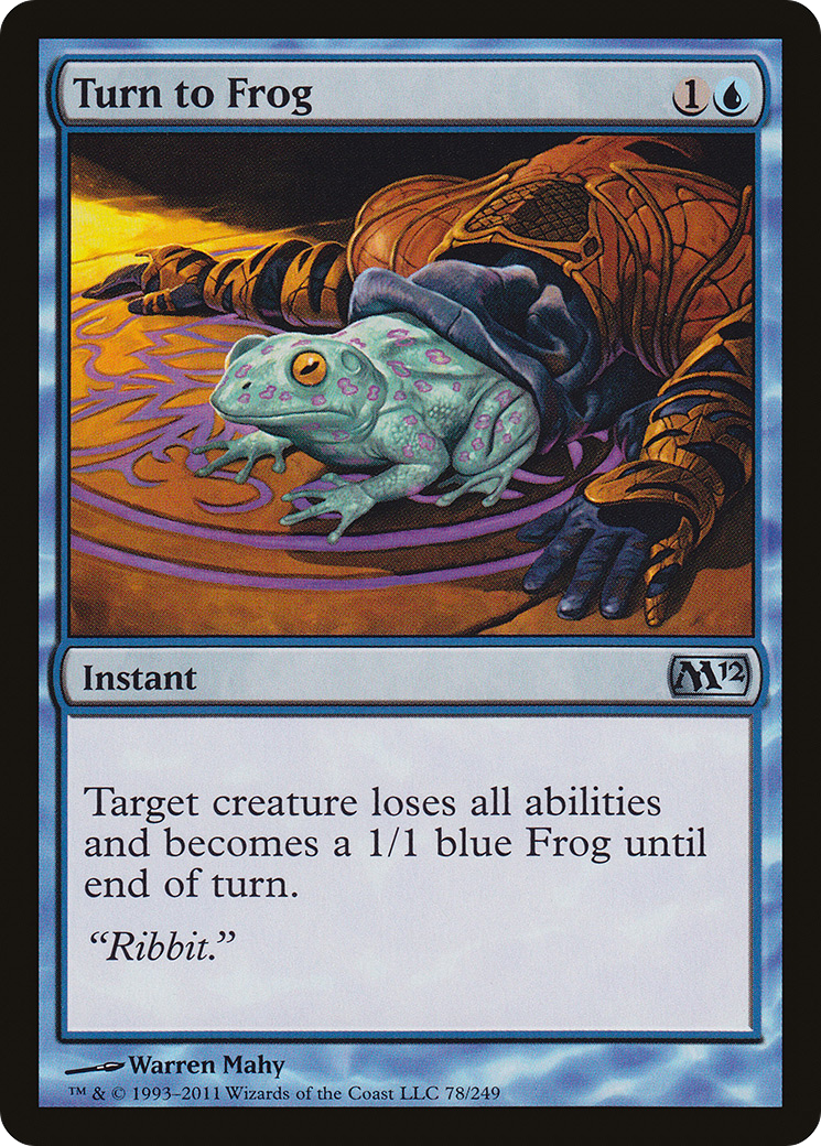 Turn to Frog (M12-078)  - Magic 2012
