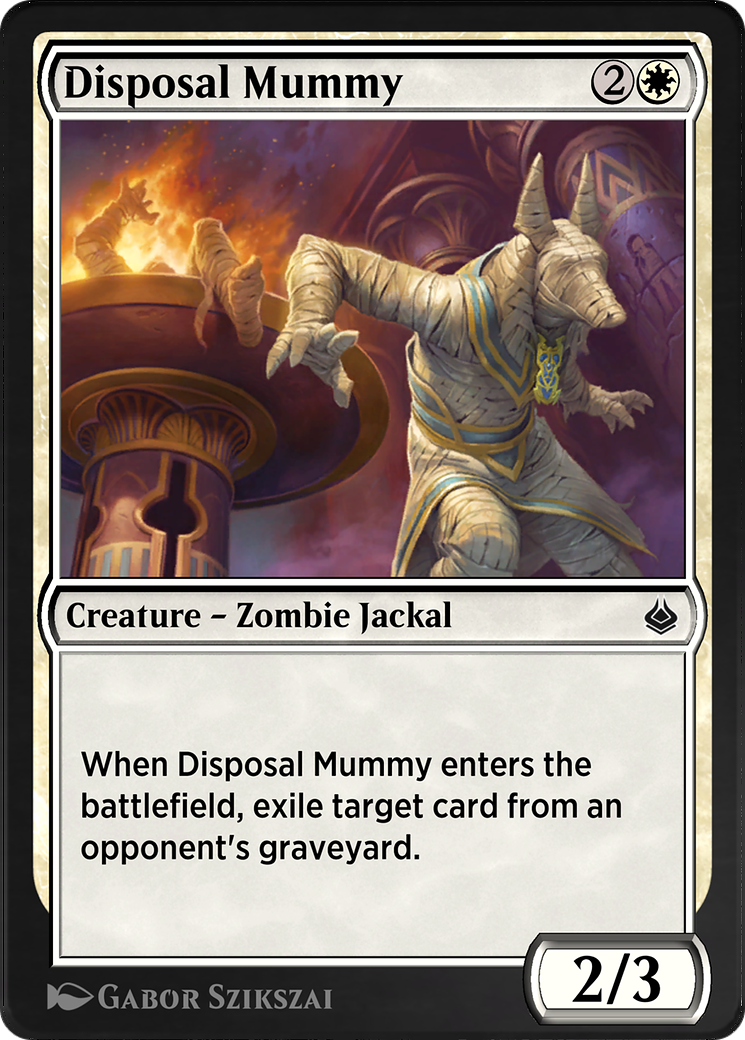 Disposal Mummy (AKR-014)  - Amonkhet Remastered