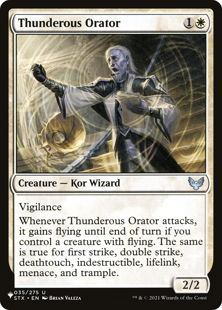 Thunderous Orator (LIST-STX-35)  - The List