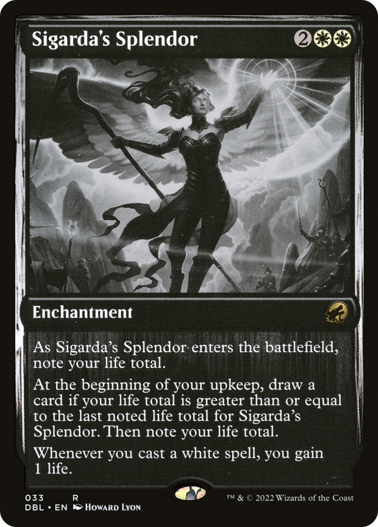 Sigarda's Splendor (DBL-033) - Innistrad: Double Feature Foil