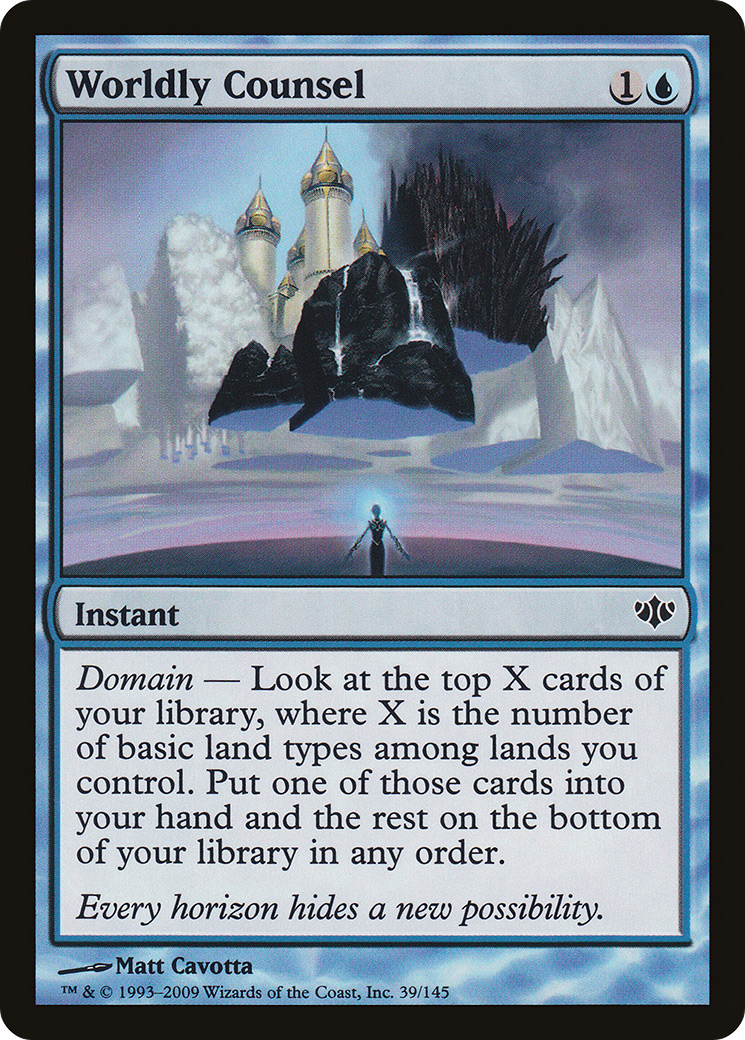 Worldly Counsel (CON-039)  Foil - Conflux
