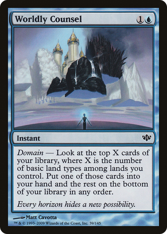 Worldly Counsel (CON-039)  Foil - Conflux