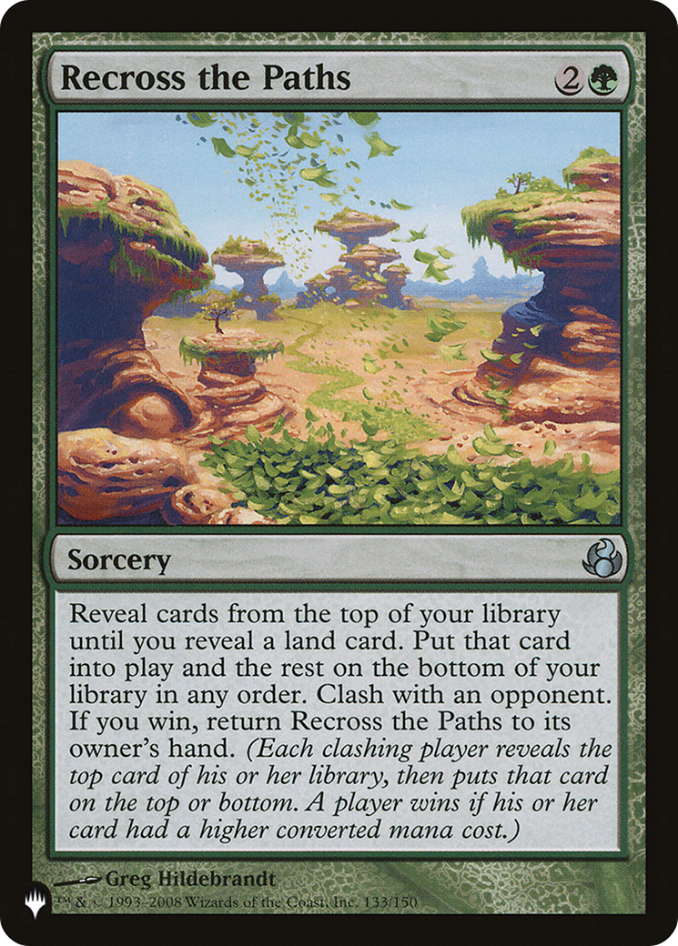 Recross the Paths (LIST-MOR-133)  - The List