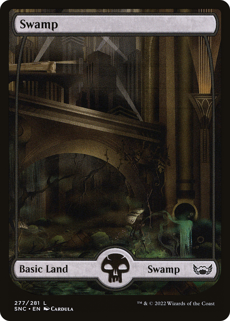 Swamp (277) (SNC-277) - Streets of New Capenna: (Full Art) Foil