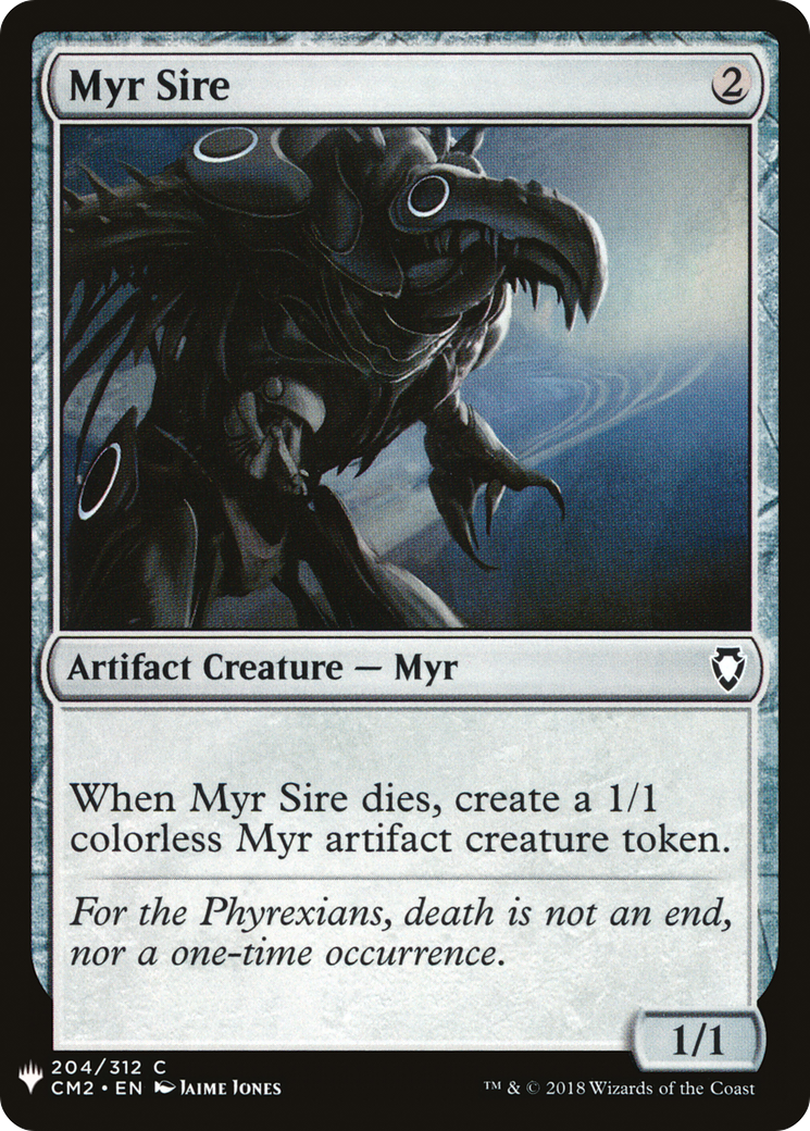 Myr Sire (LIST-204)  - The List