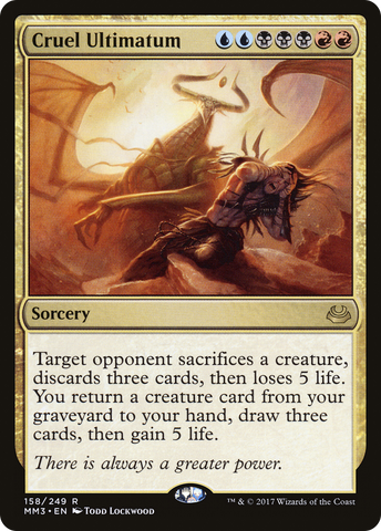 Cruel Ultimatum (MM3-158)  Foil - Modern Masters 2017