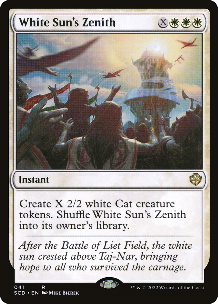 White Sun's Zenith (SCD-041)  - Starter Commander Decks