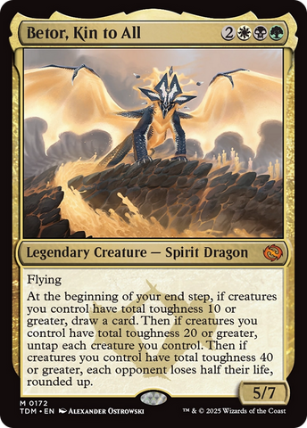 Betor, Kin to All (TDM-172)  - Tarkir: Dragonstorm