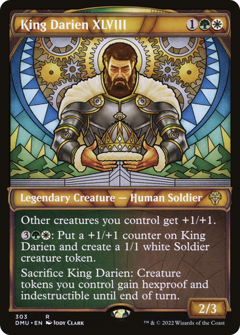 King Darien XLVIII (Showcase) (DMU-303)  Foil - Dominaria United: (Showcase)