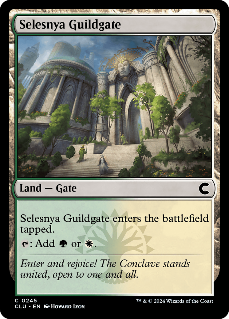Selesnya Guildgate (CLU-245)  - Ravnica: Clue Edition