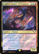 Exalted Flamer of Tzeentch (Surge Foil) (40K-119)  Foil - Warhammer 40,000 Commander